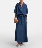 Valentino VGold denim top