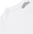 A.P.C. - Brain Dead Logo-Embroidered Cotton-Jersey T-Shirt - White