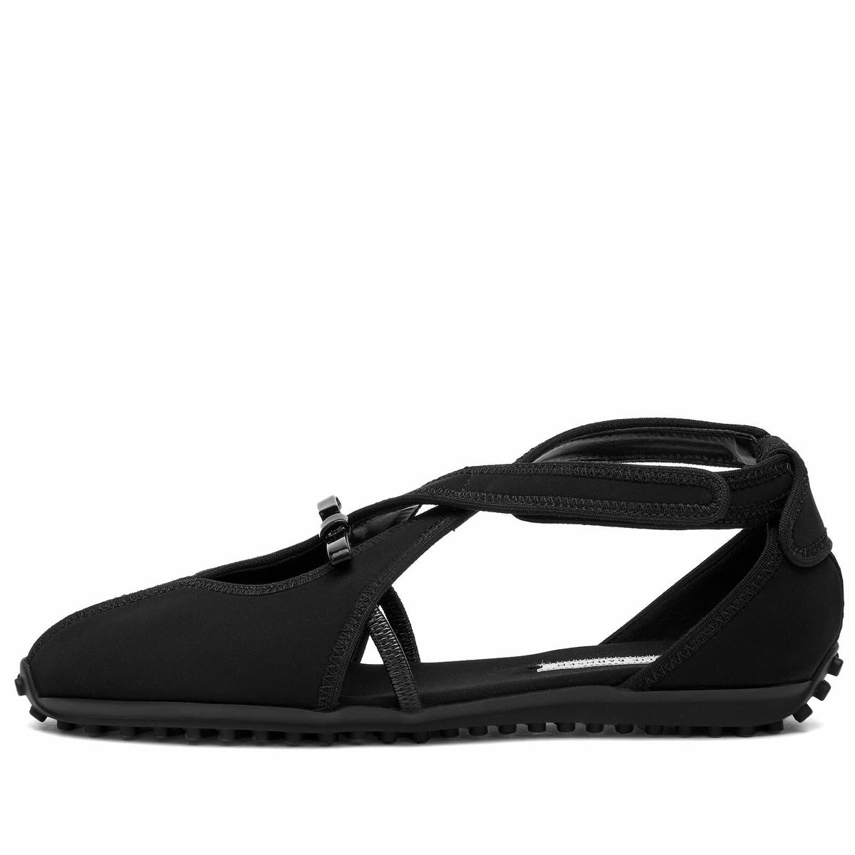 Cecilie Bahnsen Women's Sia Flat Neoprene Shoes in Black Cecilie
