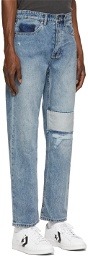 Ksubi Blue Ripped Anti K Jeans