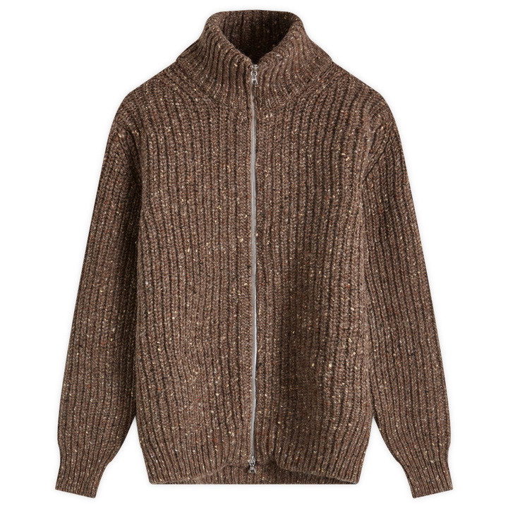Photo: Howlin by Morrison Men's Howlin' Loose Ends Rib Cardigan in Brownie