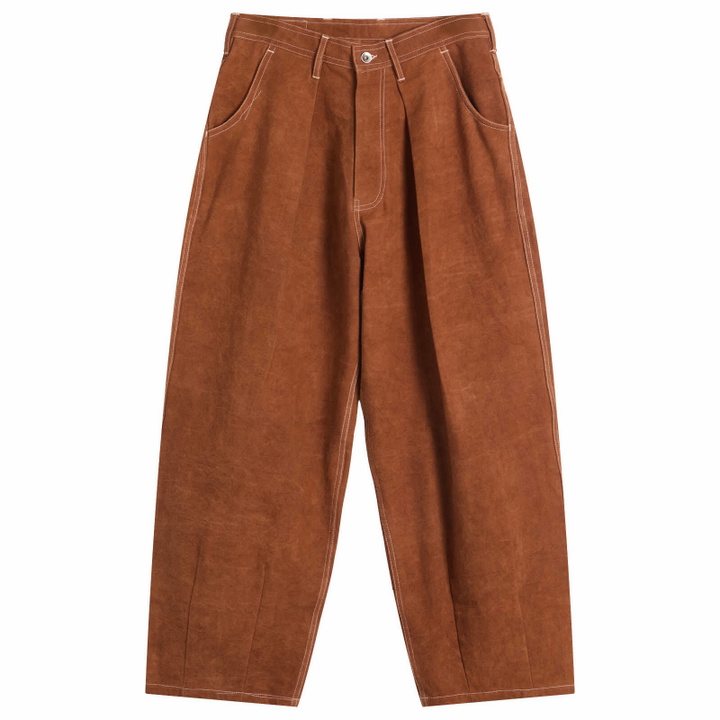 Photo: Story mfg. Women's Lush Pants in Brown Wonky-Wear