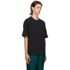 Kenzo Black Mesh Striped T-Shirt