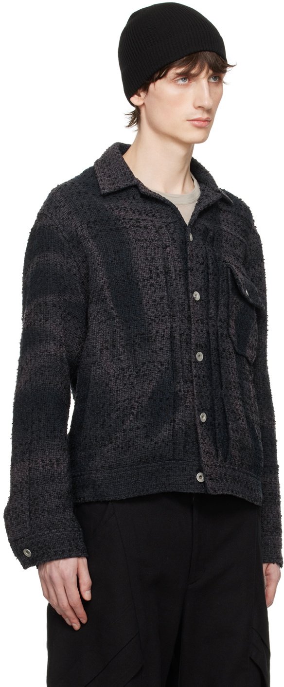 JiyongKim Navy Sun-Bleached Jacket