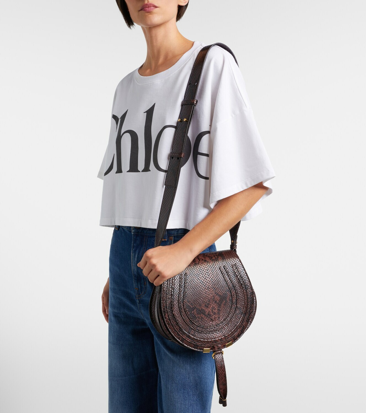 Chloé Marcie Small leather crossbody bag