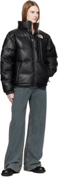 The North Face Black 'Leather Pack' Summit Series Down Jacket