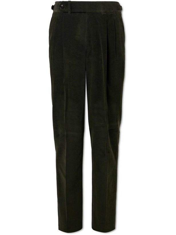 Photo: Purdey - Straight-Leg Cotton-Corduroy Trousers - Brown