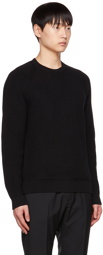 TOM FORD Black Ribbed Sweater