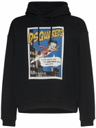 DSQUARED2 - Betty Boop Printed Cotton Hoodie