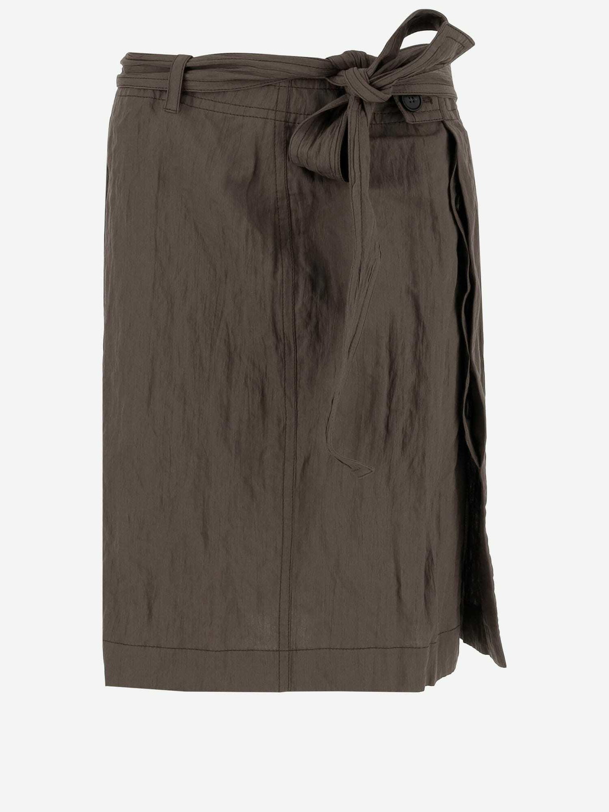 スカート Ferragamo Wrap Skirt Made Of Cotton Blend Ferragamo Wrap Skirt Made Of Cotton Blend Salvatore Ferragamo