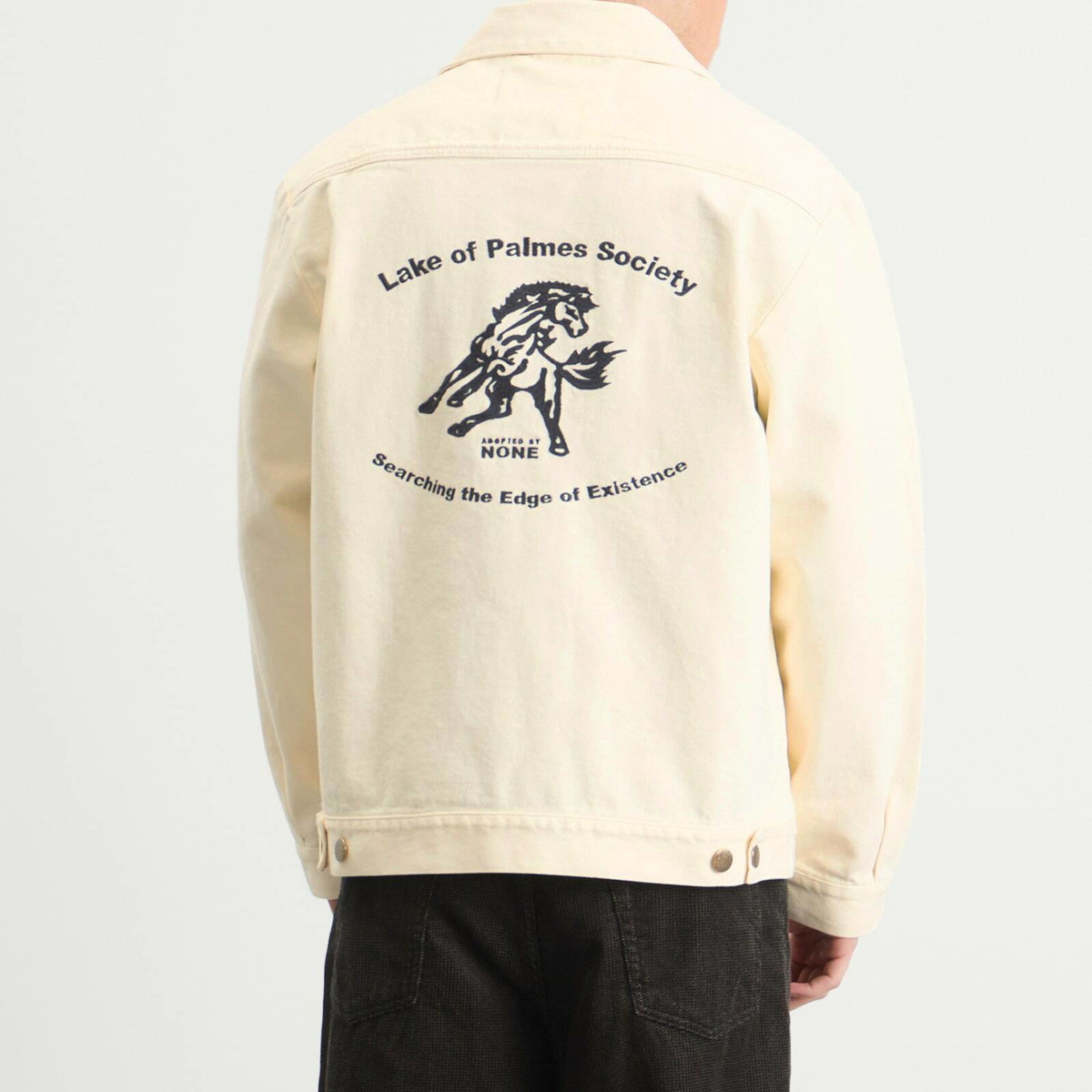 Palmes Men's Lake Zip Jacket in Off-White