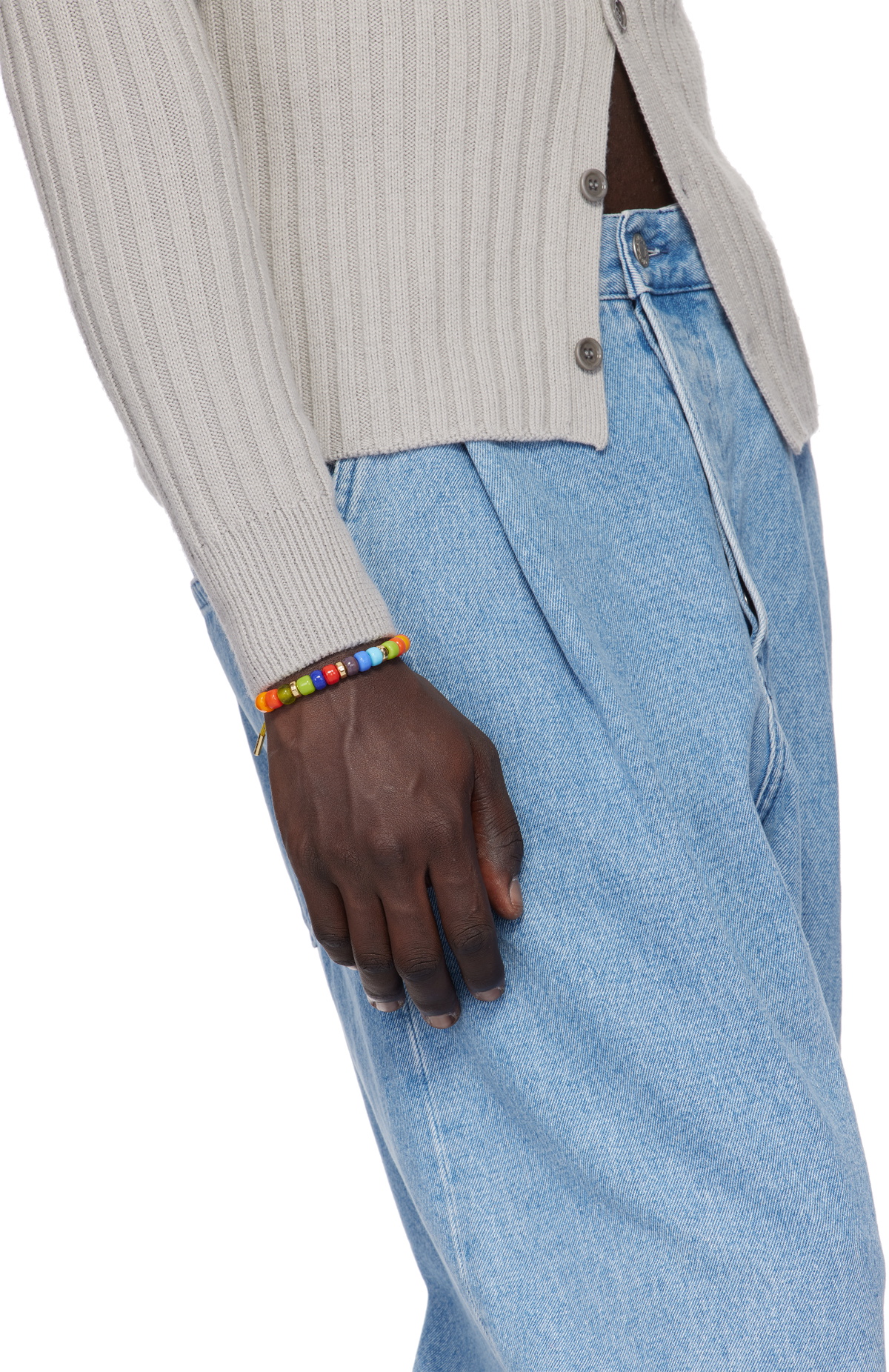 éliou SSENSE Exclusive Multicolor Simon Bracelet
