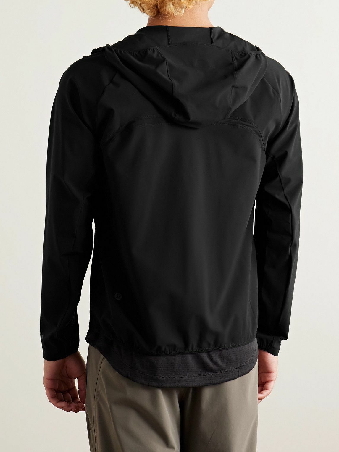 Lululemon - Pace Breaker Recycled-Nylon and Lycra®-Blend Hooded Jacket - Black
