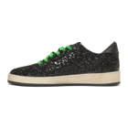 Golden Goose Black Glitter Ball Star Sneakers