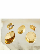 JONATHAN ADLER Xanax Polished Brass Pill Box