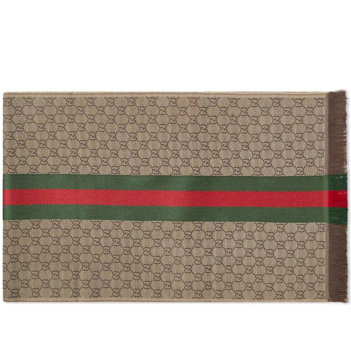 Photo: Gucci GRG GG Scarf Brown