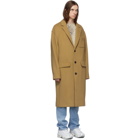 Alexander Wang Tan Brushed Wool Coat