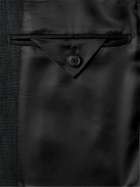 Saman Amel - Slim-FIt Linen Suit Jacket - Black