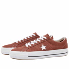 Converse Men's One Star Pro Sneakers in Red Oak/White/Black