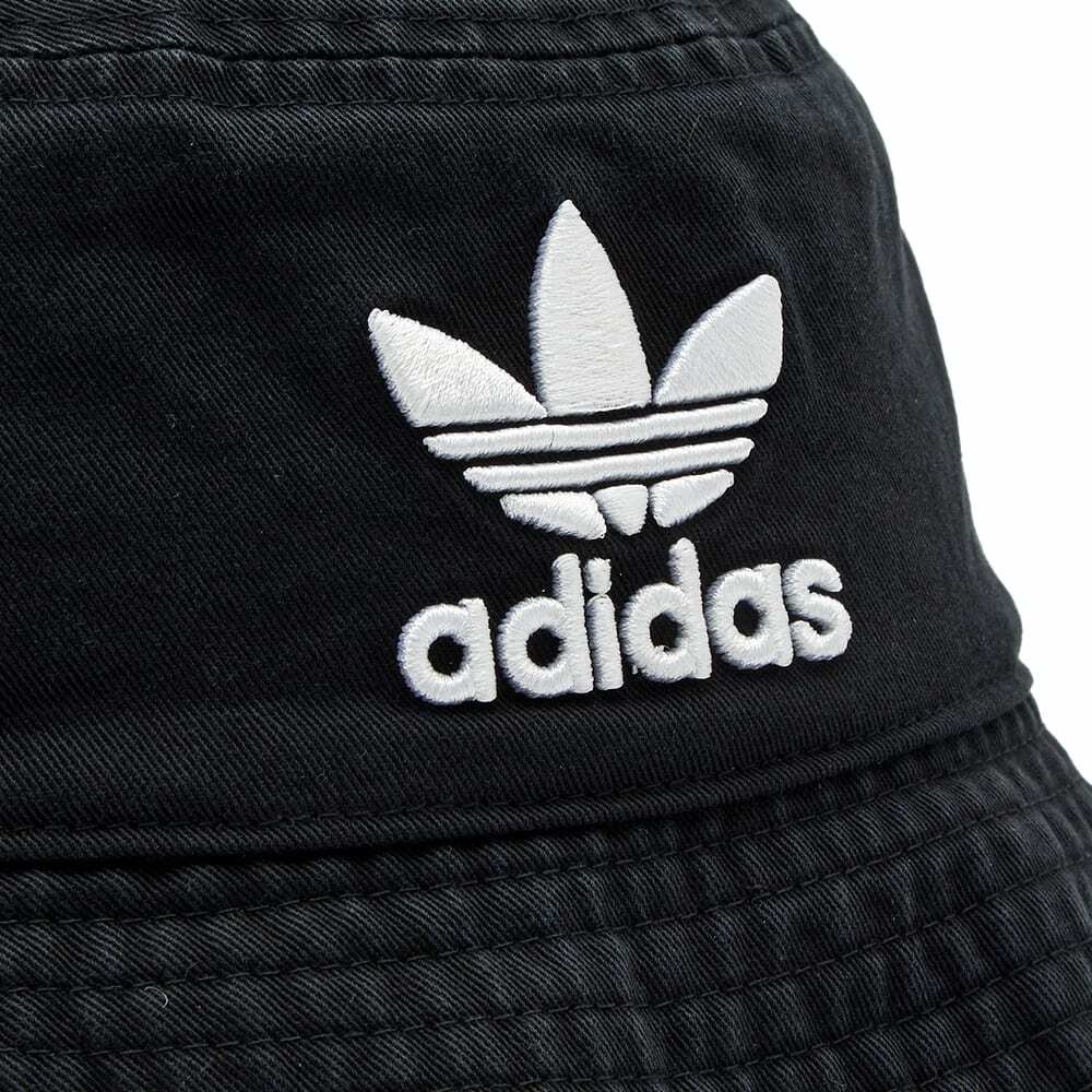 Adidas Women's Trefoil Bucket Hat in Black adidas