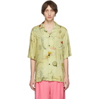 Acne Studios Yellow Botanical Print Shirt