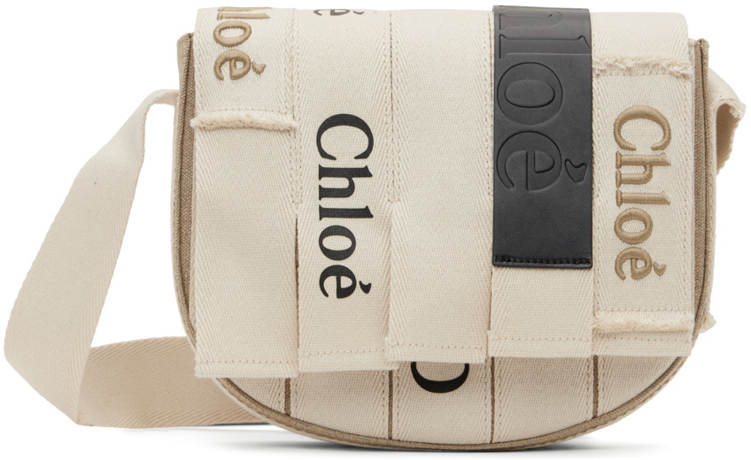 Chloé Beige Woody Shoulder Bag