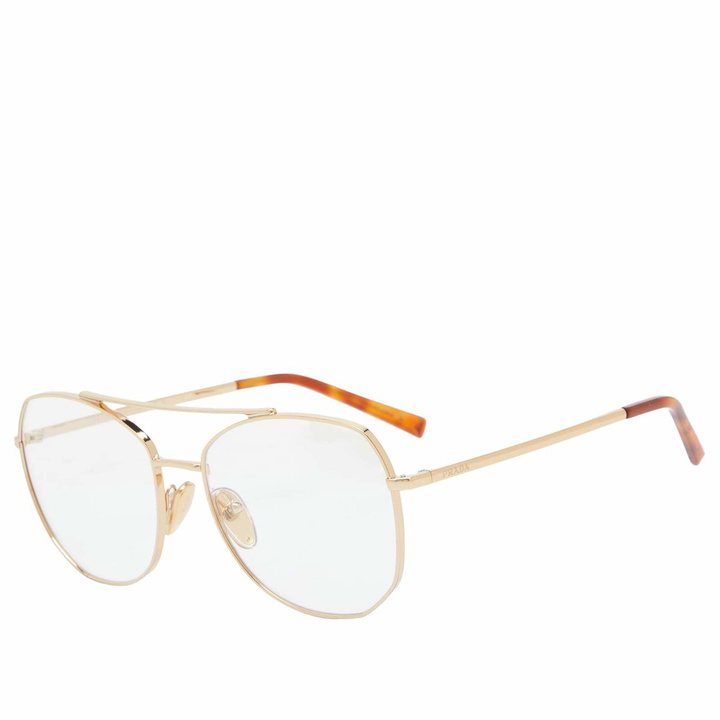 Photo: Prada Eyewear Women's A58V Glasses in Gold 