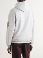 Aimé Leon Dore - Logo-Appliqué Cotton-Jersey Hoodie - Gray