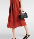 Tod's Linen midi skirt