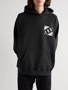 Enfants Riches Déprimés - Logo-Print Cotton-Jersey Hoodie - Black