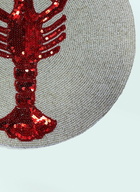 Les-Ottomans Set Of Two Lobster Beaded Placemats
