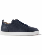 Christian Louboutin - Rantulow Full-Grain Leather Sneakers - Blue