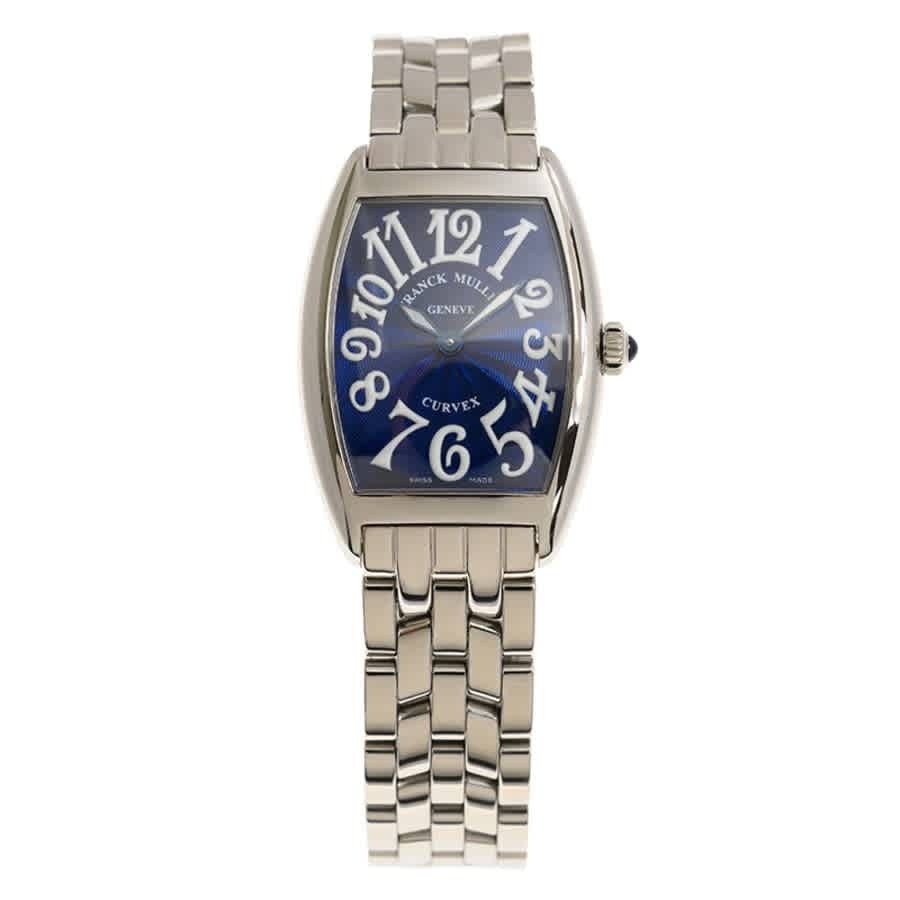 Franck Muller Cintree Curvex Quartz Blue Dial Unisex Watch 1752BQZ(AC)-BL