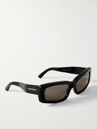 Balenciaga - Rectangular-Frame Acetate Sunglasses