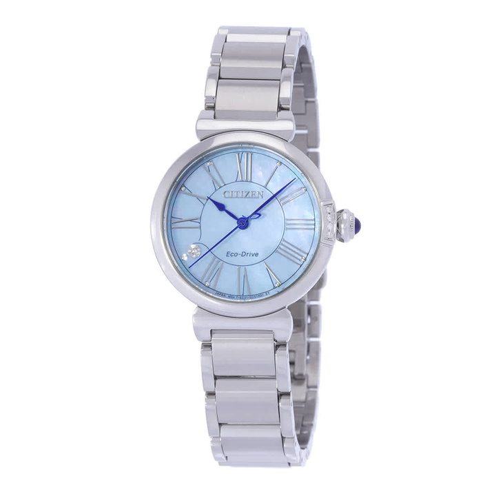 Photo: Citizen L Series Eco-Drive Mother of Pearl Dial Ladies Watch EM1060-87N