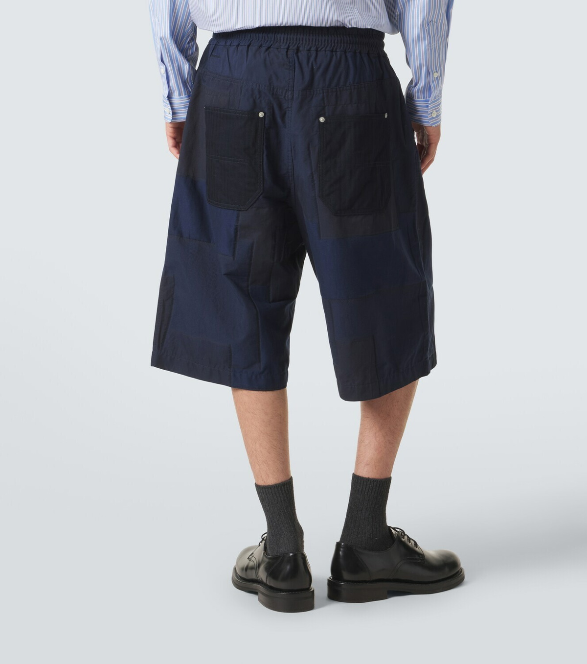 Comme des Garçons Homme Cotton-blend Bermuda shorts