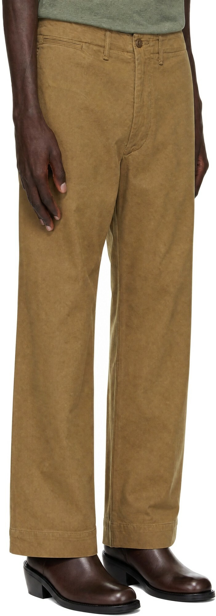 RRL Tan Chino Field Trousers