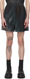 Gerrit Jacob Khaki & Black Paneled Jersey Shorts