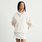 END. Slice Half Zip Sweat in Smoke White