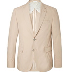 Hugo Boss - Beige Nobis Slim-Fit Cotton-Poplin Suit Jacket - Men - Beige