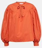 Ulla Johnson Delaney cotton poplin top