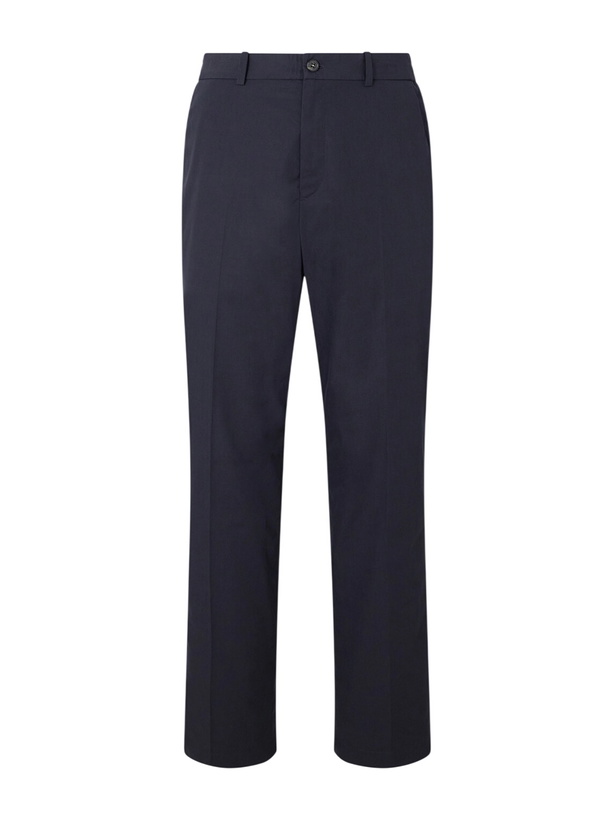 Photo: A.P.C. - Dylan Straight-Leg Cotton-Poplin Trousers - Blue