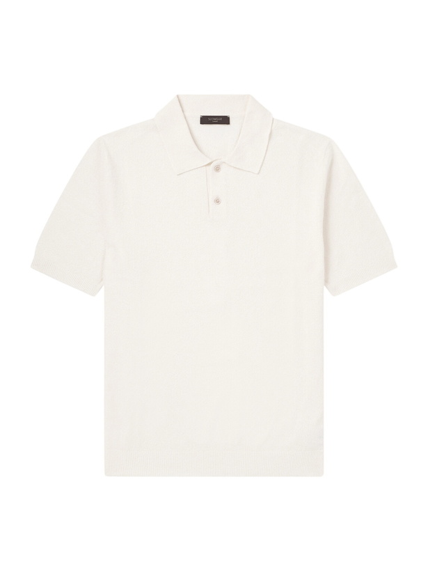 Photo: Slowear - Slim-Fit Cotton-Blend Terry Polo Shirt - Neutrals