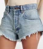 Balenciaga Frayed denim shorts