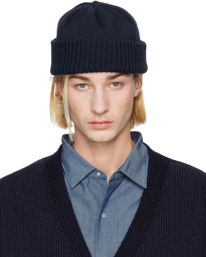 Photo: nanamica Navy WINDSTOPPER Beanie
