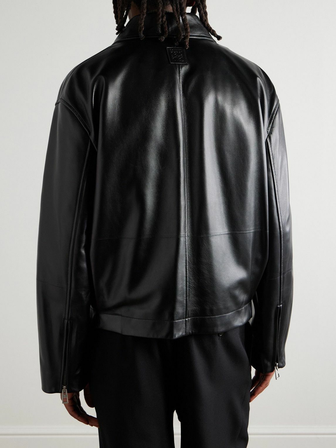 LOEWE - Leather Jacket - Black