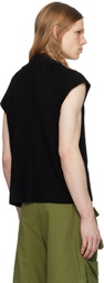 SPENCER BADU Black Knitted Vest