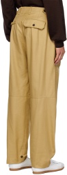 Recto Beige Military Trousers
