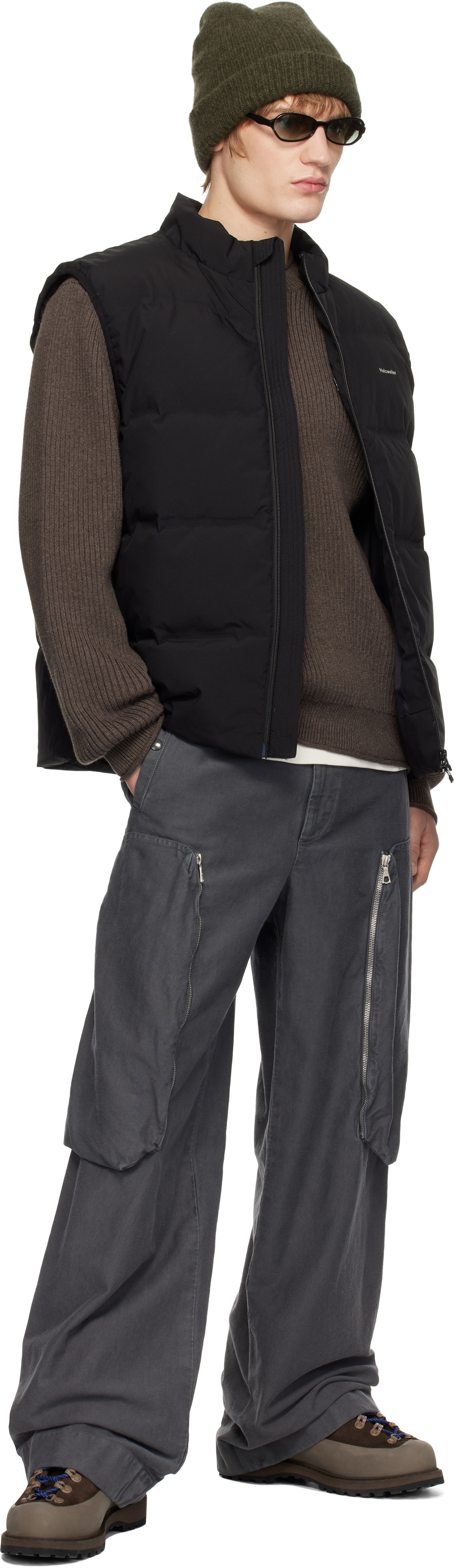 Holzweiler Black Daff Down Vest