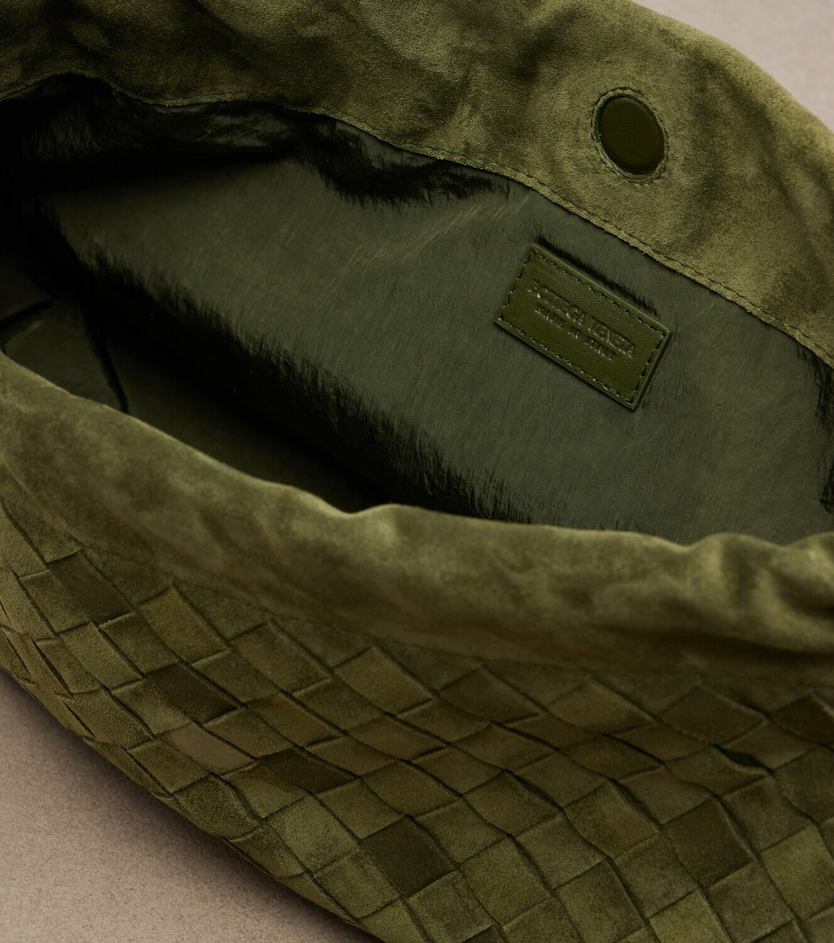 Bottega Veneta Giorno Intrecciato suede crossbody bag